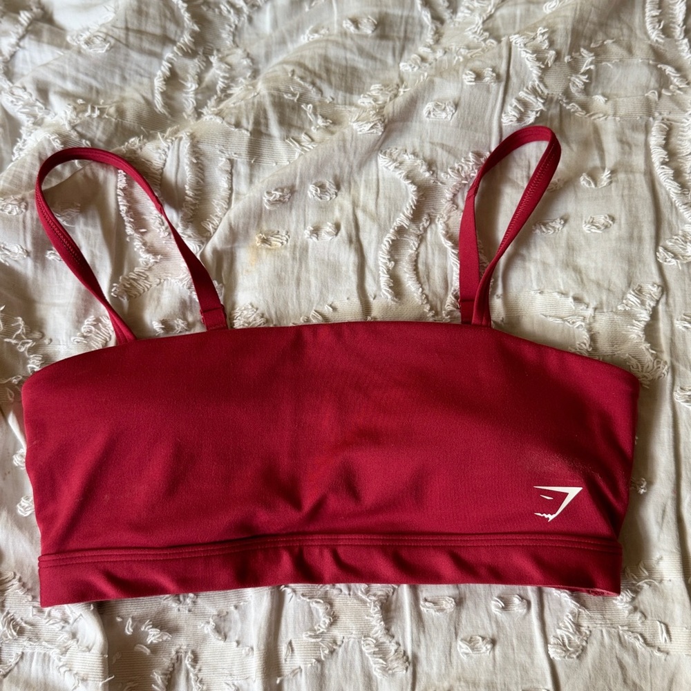 Gymshark Pink Strappy Sports Bra Size S With Padding